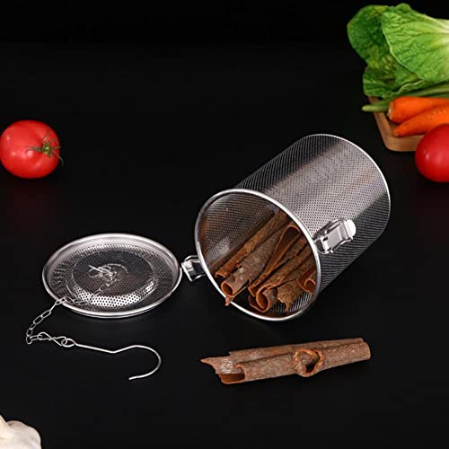 Stainless Steel Tea Ball Strainer and Filter with Hook