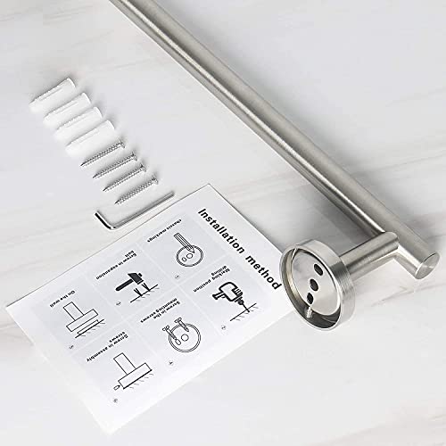 Bath Towel Bar (Brushed Nickel / 26 Inch)