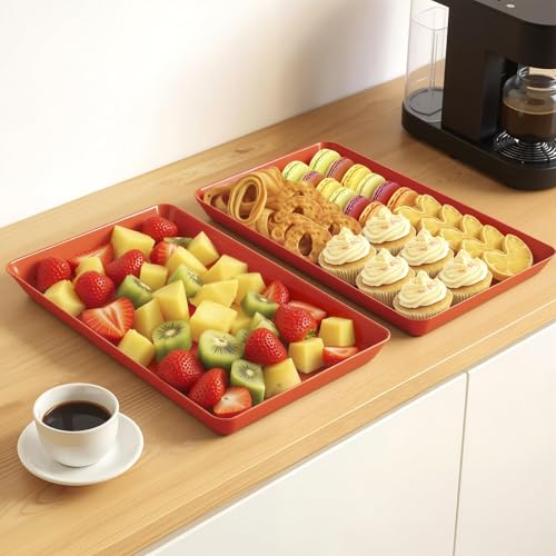 4 pcs Serving Tray for Entertaining (4 Count)