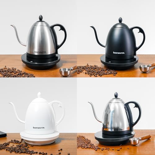 Cosmopolitan 1.0L Gooseneck Electric Kettle (Stainless Steel)