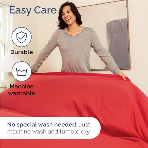 Full Size 4 Piece Sheet Set (27 - Red / Full)