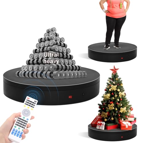 19.7In Remote Large Motorized electric turntable Rotating platform Photography Turntable Motorized lazy susan Base giratoria para for Photography