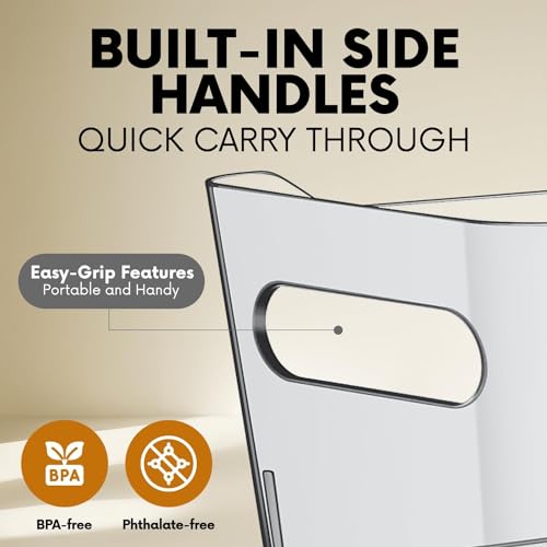 Clear Extra Large Plastic Storage Bins (Extra Large)