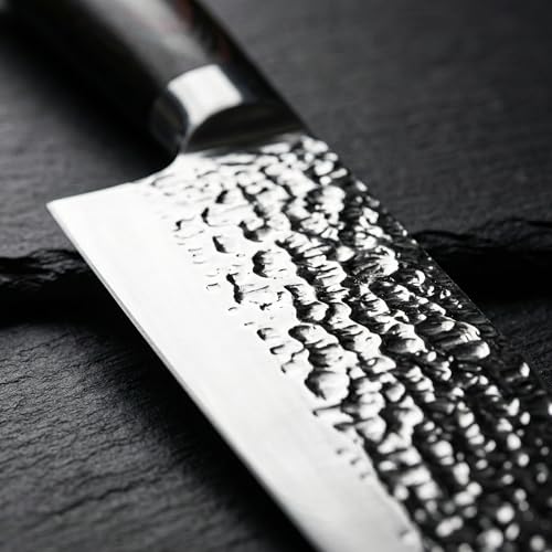 Nakiri Knife 7 Inch (Black with Espresso Brown)