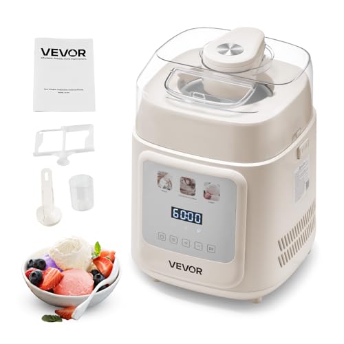 Upright Automatic Ice Cream Maker with Built (Vertical 1 Quart)