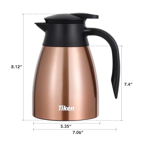 34 Oz Thermal Coffee Carafe (Copper / 34 Ounces)