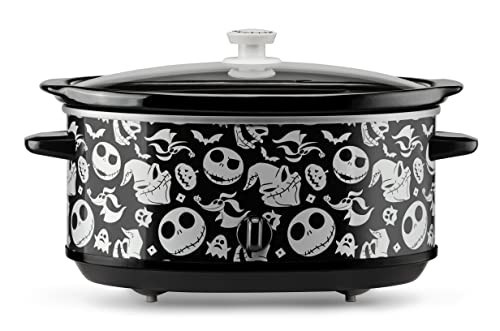 The Nightmare Before Christmas Slow Cooker by Select Brands (Black, Silver)