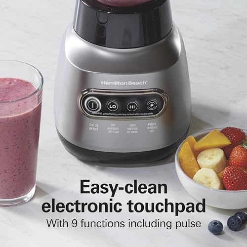 Quiet Blender for Smoothies With Wave Action System (40oz Glass Jar + 20oz Travel Jar)