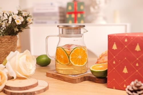 One Touch Glass Teapot (27oz(800ml))