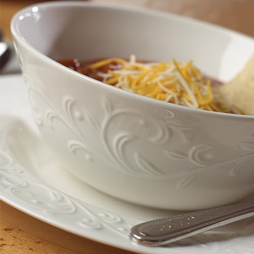 Opal Innocence Carved Porcelain 4 (4.95 LB / 4-Piece Place Setting)