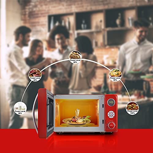 GLCMKA07RDR 07 Microwave Oven (Red / .7 cu ft / Classic)
