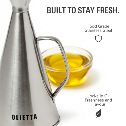 Olive Oil Dispenser Bottle (Gold / 25.4 Ounces)