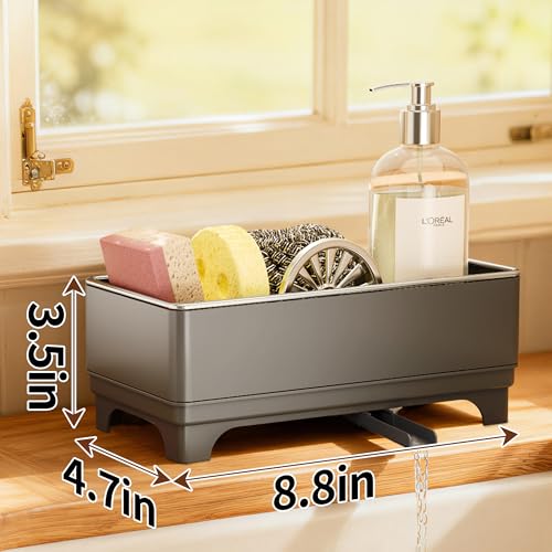 Sponge Holder for Kitchen Sink (Grey 1)