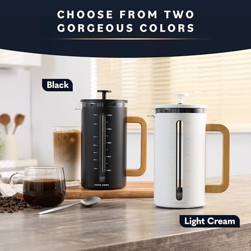 French Press Coffee Maker (Black)