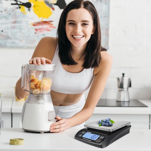 Large Digital Kitchen Scale 30kg (Stainless black)