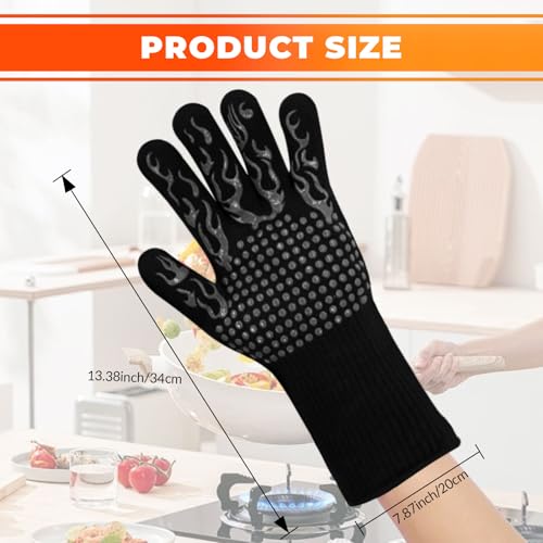 1 Pair Grill Oven Mitts (2 Count)