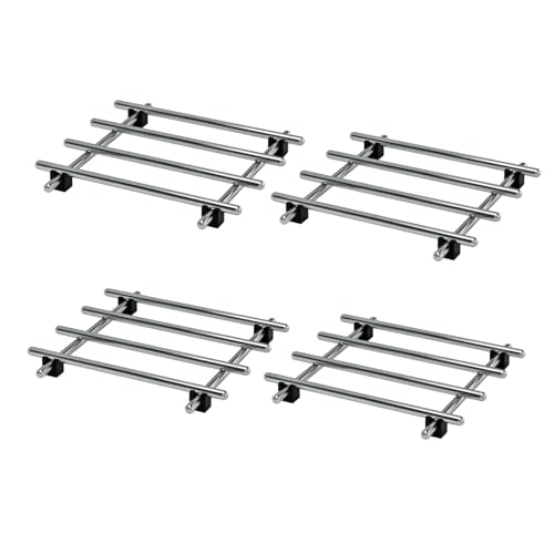 4Pcs Stainless Steel Trivet for Hot Dishes (4 Count)