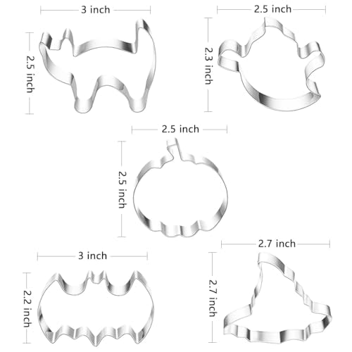 Halloween Cookie Cutters 5pcs (Halloween)