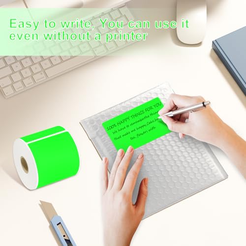 3 X 5 Inch Printable Waterproof Rectangle Color Coding Labels