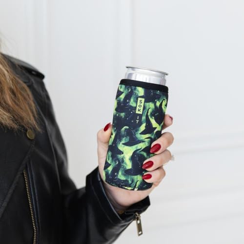CanSok Sleeve for Beer & Soda Insulated Neoprene Cover (Born to Fly / 12oz Can Sleeve)