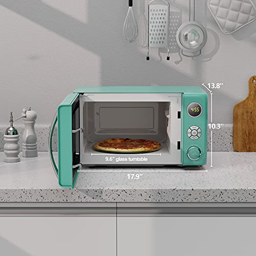 GLCMKA07GNR 07 Retro Microwave Oven (Surf Green / .7 cu ft / Classic)
