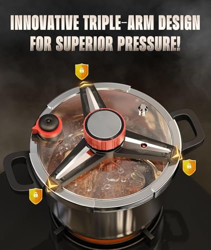 Pressure Cooker 6.3QT (6.3 Quarts)