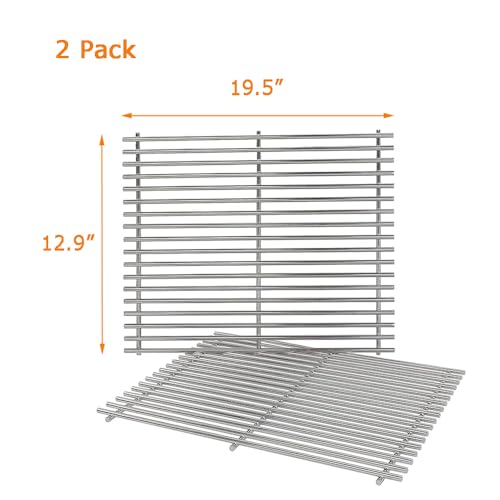19.5" Cooking Grates for Weber Genesis 300 Series (2 PC - 7mm Grill Grate)