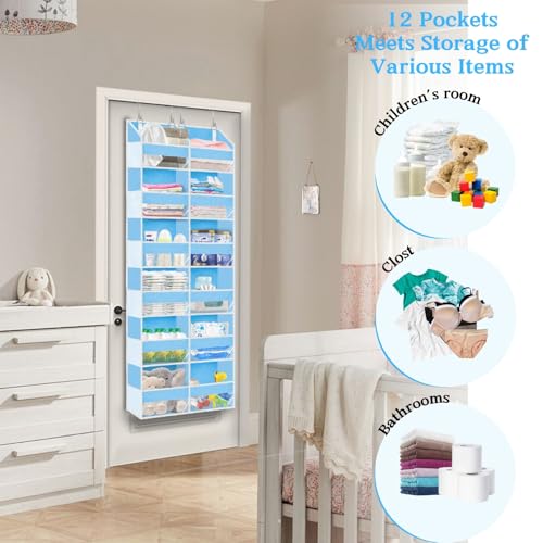 Over The Door Organizer 6 Tiers (Blue - 6 Tiers)