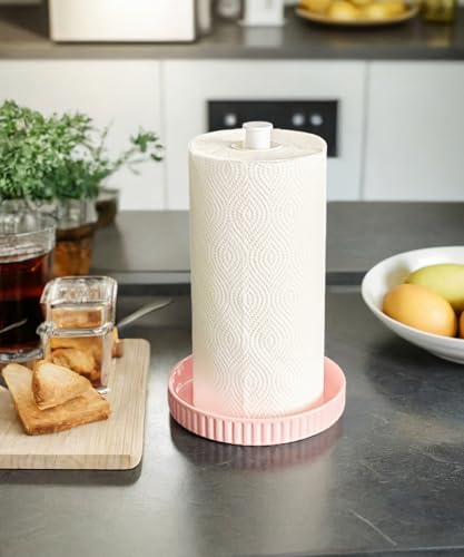 Paper Towel Holder Countertop (Cute Pink)