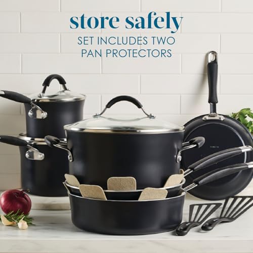 Cucina Ceramic Nonstick Pots and Pans Set (Peppercorn / 13 Piece Ceramic)