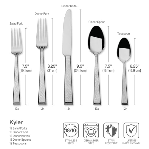 Kyler Flatware Set for 12 (65 Piece Set / Kyler)