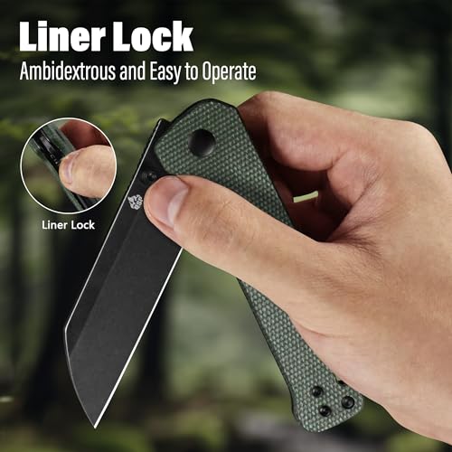 Penguin V2 Folding Pocket Knife (Green-Black)