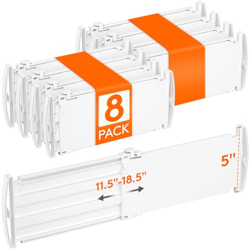 5" Tall Drawer Dividers (5"H, 11.5-18.5"L)