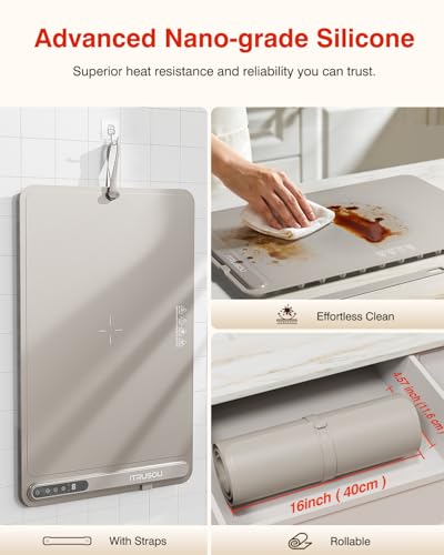 Warming Mat for Food (Light Grey / Large)