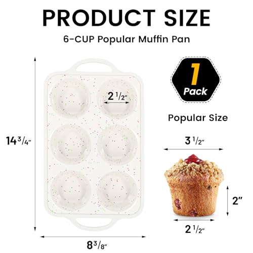 Jumbo Muffin Pan with Metal Reinforced Frame (Jumbo)