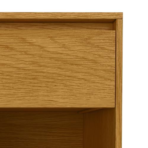 Hunter 20" Wide Bedside Table in Oak Veneer (Oak Veneer / 20 inch)