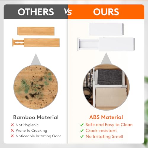 5" Tall Upgrade Drawer Dividers (5"H, 13.5-22"L)