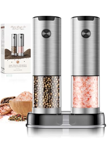 Electric Salt and Pepper Grinder (Stainless Steel)