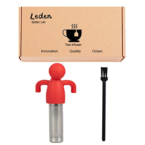 Cute Tea Infuser for Loose Leaf Tea (Red)