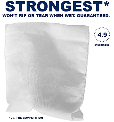 50 Pack) Cold Brew Coffee Filters, 12" x 13", Compatible with Leading Home Cold Brew Makers and Systems
