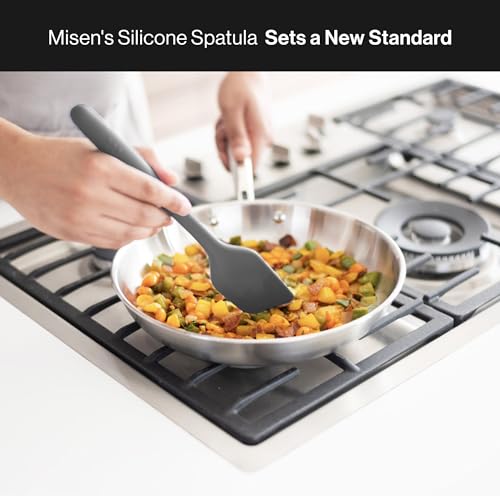 Nonstick Safe Silicone Spatula (Gray)