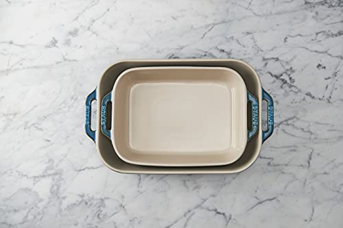 2 Pc Ceramic Baking Dish Set