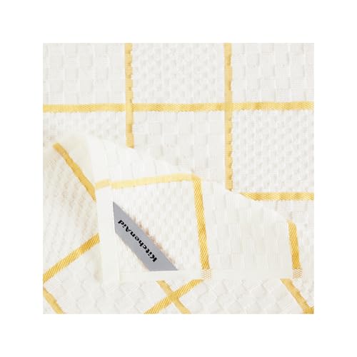Quilted Cotton Terry Cloth Oven Mitt (Butter Yellow)