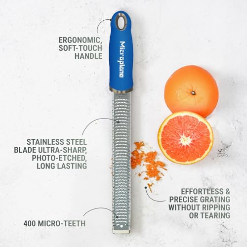 Vibrant Color Premium Classic Zester Grater in Blueberry Pop (Blueberry Pop)