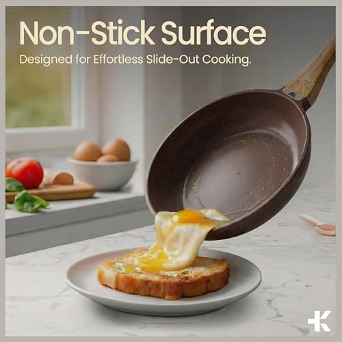 Bakken Master 20 Piece Cookware Set (Brown Marble / 20 Piece Set)