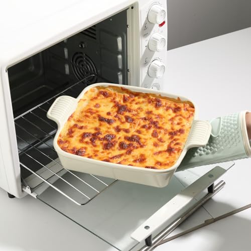 Sweejar Ceramic Baking Dish (Beige / Square 9IN)