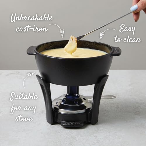 Cast Iron Fondue Set Party Pro