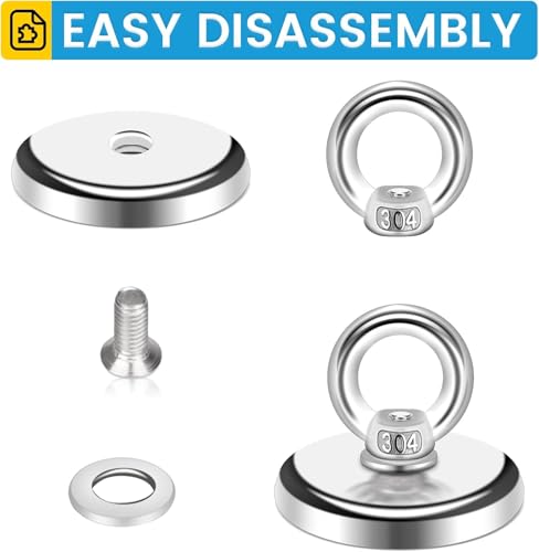 50 Pack Heavy Duty Magnetic Hooks (50 Count)