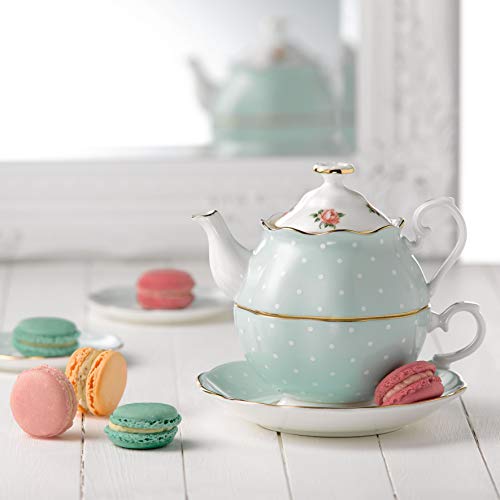 Polka Rose Tea For One (Tea for One)