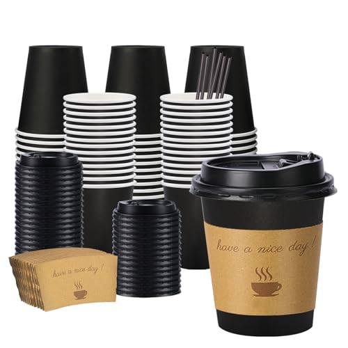 100 Pack 10 oz Coffee Cups (10oz-100p)